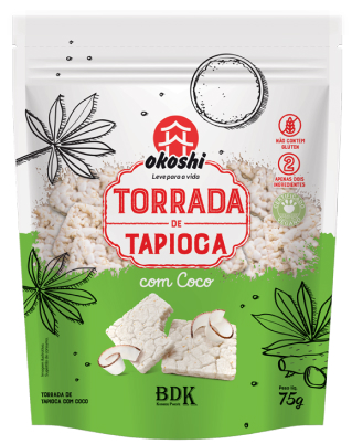 Torrada de Tapioca com Coco